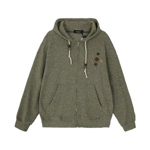 Veste <span class=keywords><strong>de</strong></span> <span class=keywords><strong>travail</strong></span> d'hiver vintage en toile délavée et lourde, doublée <span class=keywords><strong>de</strong></span> coton, avec fermeture éclair et capuche, pour chauffeur routier - Product Image 1