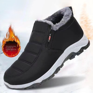 Botas de Invierno para Hombre, Forradas de Felpa, Gruesas y Cálidas, Botas de Nieve para Padres de Mediana Edad y Mayores - Product Image 2