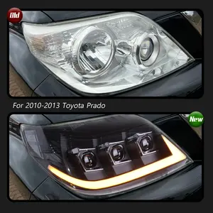 Nuevos Faros Delanteros TYPY de 12V para Prado 2010-2013, Lámparas LED, Luces de Circulación Diurna, Señales de Giro Dinámicas, Accesorios - Product Image 2