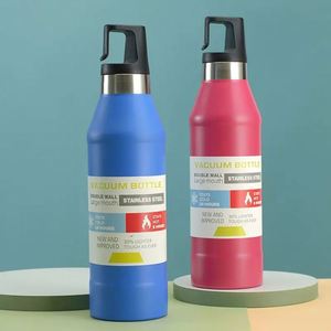 Portable Sports Water Bottle, Stainless Steel Vacuum Insulated Cup, Hiking <b>Kettle</b>, Outdoor Travel Water Bottle - Product Image 3