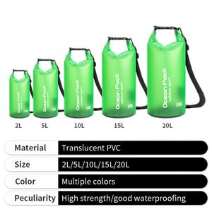 Sacs étanches en PVC avec logo personnalisé pour événements sportifs, sacs étanches en forme de baril pour la plage, sacs étanches pour hommes - Product Image 5