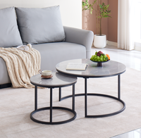 Table basse scandinave minimaliste de qualité supérieure avec un design moderne pour la maison et l'usage domestique