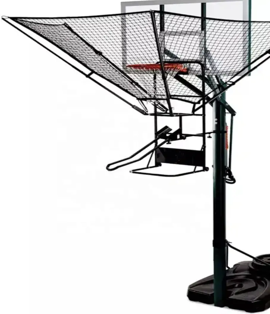 Q-BR02 board portable outdoor Portable Shot Trainer for Traditional Pole Basketball Hoops Rebounder Net Return System