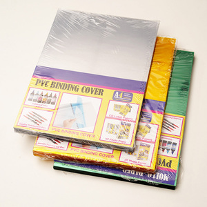 Jincai 120/150microns A3 A4 nhựa <span class=keywords><strong>PVC</strong></span> Sheets <span class=keywords><strong>PVC</strong></span> rõ ràng ràng ràng ràng buộc bao gồm với màu sắc trang - Product Image 1