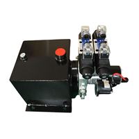 Unité hydraulique horizontale DC24V 0.8KW, station hydraulique 2 voies pour plateforme élévatrice