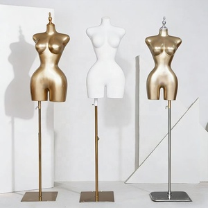 Maniquí de Medio Cuerpo con Cintura Delgada y Busto Completo, Soporte de Exhibición Profesional en Stock, Accesorios de Modelo de Talla Grande para Mujer - Product Image 3