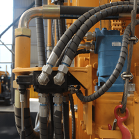 Vente chaude usine : Foreuse de puits d'eau JTQZ-300A, profondeur de forage 300m, puissance 85KW, tige de forage en option, trépan PDC, personnalisable, CE ISO