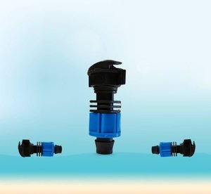 Raccord de bande d'irrigation goutte à goutte 20 mm avec bague de verrouillage, adaptateur d'arrosage en plastique pour ferme, serre, jardin - Product Image 2