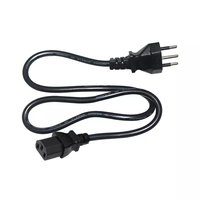 Câble d'alimentation Inmetro NBR 14136 Standard 10A 250V 3 broches IEC C13, cordon d'alimentation 3 broches Brésil