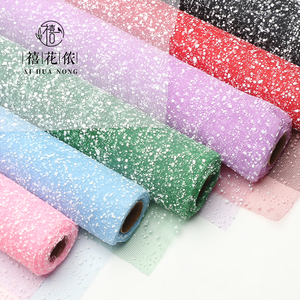 Xihuanong Snow Spot Yarn Garza in rete per confezioni floreali, Materiale fai da te per borse, 50 cm x 4 iarde, Modello XDS - Product Image 4