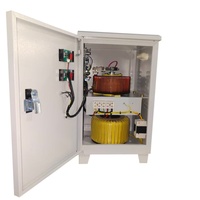Stabilisateur de tension SVC monophasé 20 KVA en cuivre avec écran LCD, haute efficacité 0,98, 50/60 Hz, basé sur un transformateur de courant alternatif pour une stabilité accrue
