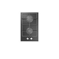 Vente d'usine - Plaque de cuisson à gaz de haute qualité pour cuisine, 2 brûleurs, cuisinière encastrable avec panneau en verre coloré, brûleur réversible, gaz naturel/gaz propane