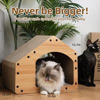 Vietnam Carton Chat Maison Grattoir Durable Chat Griffoir Cabine avec Toit Chat Salon Lit