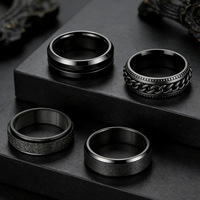 Großhandel Fabrik Mode 8mm Mattschwarzer Wolframcarbid-Ring für Herren Damen Hochzeit Verlobungsband Langlebiger Unisex-Schmuck
