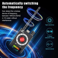 Détecteur de signal K18 Signal radiofréquence Caméra sans fil Gps RF Signal Scanner Détecteur