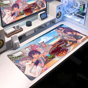 Alfombrilla de Ratón Grande para Juegos, Impermeable, con Diseño de <span class=keywords><strong>Chicas</strong></span> <span class=keywords><strong>Anime</strong></span> en una Fiesta de Piscina de Verano, para Gamers - Product Image 4