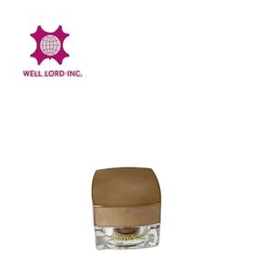 Pot cosmétique carré doré 5g 15g 30g 50g en plastique Welllord BW-224 pour soins personnels - Product Image 1