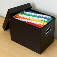 Stationary Office FC A4-pestañas de plástico y insertos en blanco, organizador de carpetas colgantes de colores personalizados