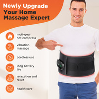 Controller-Lendenwirbelstütze mit Vibrations- und Rotlicht-Heizmassage-Gürtel zur Linderung von Rückenschmerzen