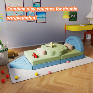Canapé pour enfants en tissu personnalisé avec accoudoirs, mousse à haute élasticité, 2 places, à partir de 3 ans - Product Image 3