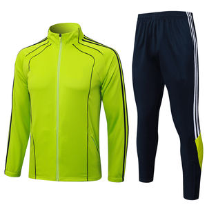 Veste de survêtement rétro à manches courtes et fermeture éclair intégrale pour l'automne-hiver, collection 25/26, clubs européens de Madrid, tenue de football de compétition - Product Image 1