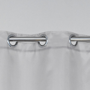 Hookless ผ้ากันน้ำโพลีเอสเตอร์โรงแรมคุณภาพสี Beige ผ้าม่านห้องน้ำ - Product Image 4