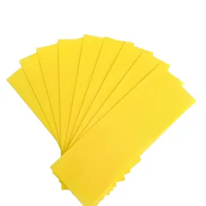 Polyester farbene Haarentfernungs-Wachs streifen 100 Stück 7*20cm Epilierer-Wachspapier-Enthaarung mittel aus Vliesstoff