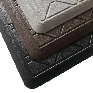 <span class=keywords><strong>Tapis</strong></span> de <span class=keywords><strong>cuisine</strong></span> moderne anti-fatigue pour <span class=keywords><strong>Amazon</strong></span> Paillasson Couleur unie Antidérapant Résistant à l'huile Logo personnalisé Long PVC Soulagement de la pression - Product Image 4