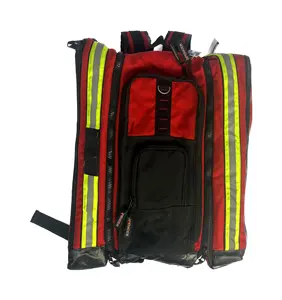 Firefighter Rescue Duffel Fireman Paramedic Medical Backpack Fire Fighter Turnout Gear Bag Multi-Pockets Backpack Fireproof