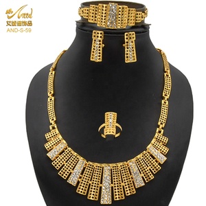 Luxury Plated Bridal Flower Cubic Zircon Packaging Crystal For Wedding Mage In Silver And Gold Micro Pave Jewelry Sets