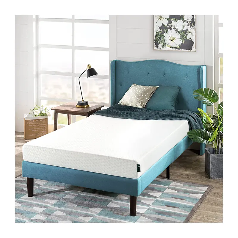 Matelas en mousse à mémoire de forme à rebond de 6 pouces pour soulagement de la pression