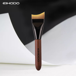 EIHODO Crescent <b>Foundation</b> Brush 30mm Synthetic Hair Wooden Handle For Face Makeup - Product Image 1