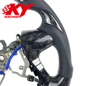 Volante de Fibra de Carbono Forjado Estilo Racing Personalizado para Toyota Highlander Camry 2007-2011, Interior de Auto - Product Image 2