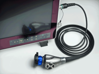 Système d'endoscopie médicale compacte électrique FHD IKEDA YKD-9115H avec lumière froide LED et caméra compatible Telepack de 15 pouces pour