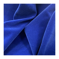 Vente directe du fabricant, tissu de velours rouge réactif de haute qualité 100% Polyester