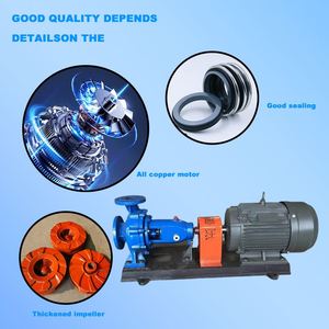 Electric Power Water Pumps Irrigation High Pressure <b>End</b> Suction Cooling Water Pump Horizontal <b>End</b> Suction Pump With Motor - Product Image 3