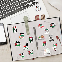 Autocollants Personnalisés Motif Palestine pour Voiture, Autocollants Drapeaux de la Palestine Étanche pour Décoration
