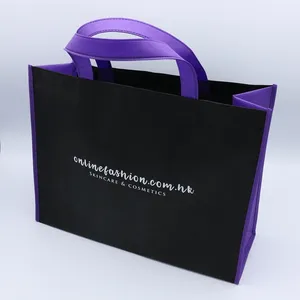 Colorful Carry tote Custom Printed Promotional Reusable retail non woven bags Durable Lightweight High Quality Conference