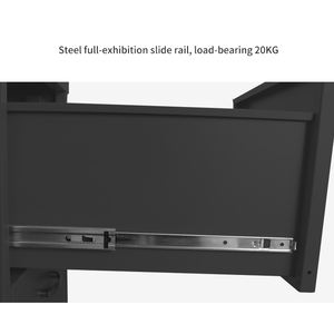 Высококачественный стальной двухдверный шкафчик с выдвижными ящиками новый маленький сетчатый металлический шкаф для хранения современный дизайн для гостиной - Product Image 5