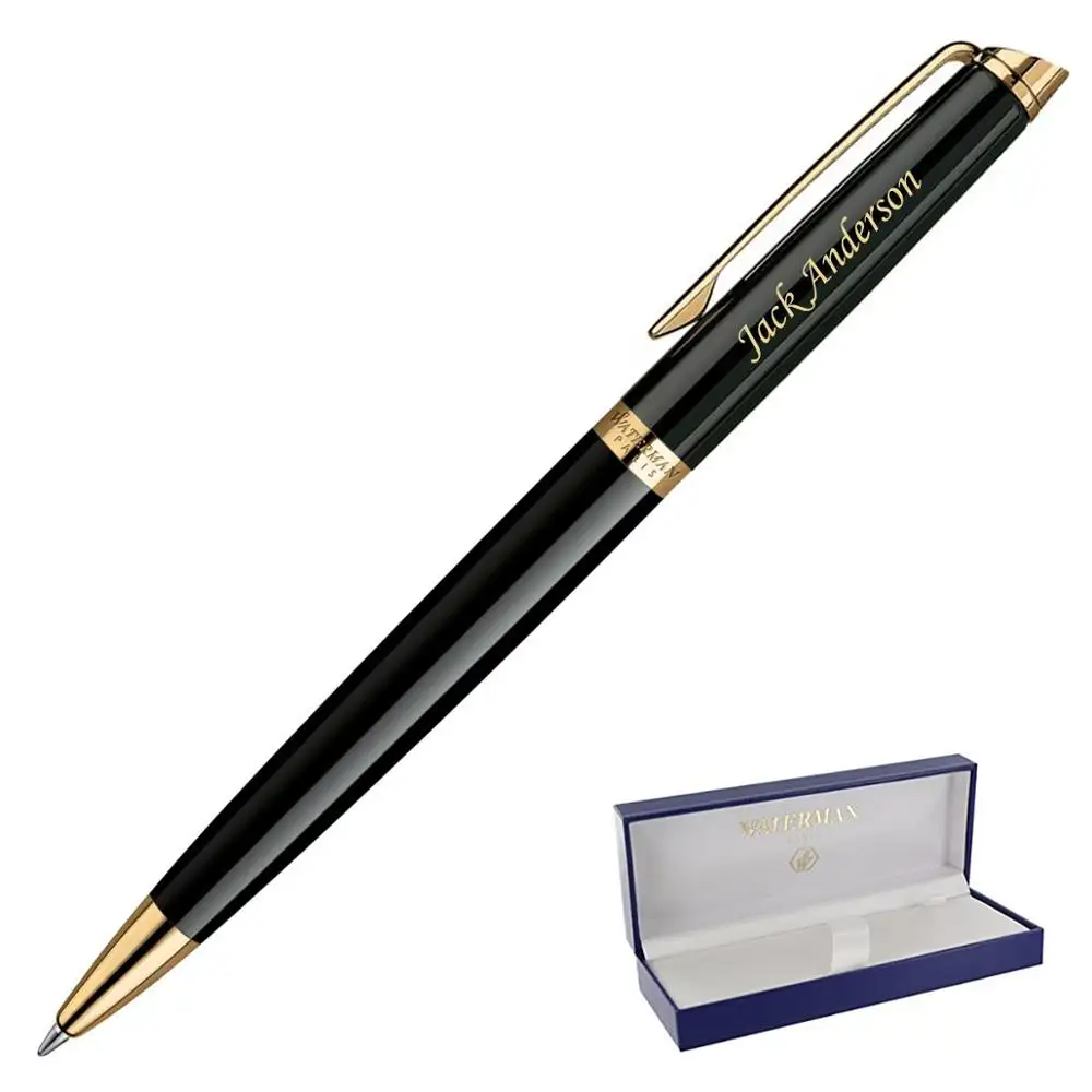 Luxury Gift Set Black and Chrome Ballpoint Pen