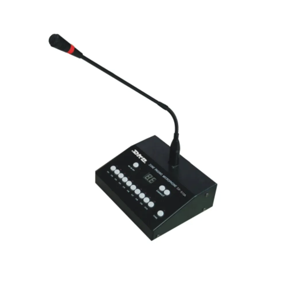 <span class=keywords><strong>Audio</strong></span> Profesional 160 Zone LED Paging Station Desktop Mikrofon Leher Angsa untuk Penggunaan Penyiaran Sistem PA