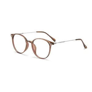 145 Anti Blue light glasses new designer ultralight optical women men round eyeglasses frame