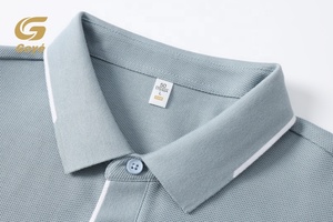 <span class=keywords><strong>Polo</strong></span> Unisex 100% Cotone Piqué per <span class=keywords><strong>Uomo</strong></span>, Casual Business, Tinta Unita - Product Image 3