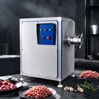 Machine à hacher la viande industrielle, hachoir à viande électrique commercial pour bœuf, porc, poulet