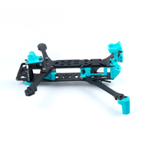 Nouveau drone pliable FPV de 5 pouces avec cadre en fibre de carbone et matériau PC de remplacement pour la prise de vue extérieure et l'utilisation RC V2