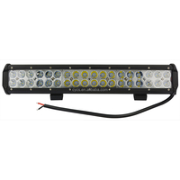 Éclairage extérieur automobile 108W Barre lumineuse de travail tout-terrain à double rangée LED Blanc Aluminium moulé sous pression Faisceau combiné large et spot Montage sur toit de voiture