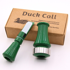 Ngoài trời săn bắn màu xanh lá cây âm thanh còi vịt gọi cho chim nước săn bắn gà tây ngỗng vịt gọi - Product Image 5