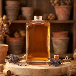 Bouteille à spiritueux en <span class=keywords><strong>verre</strong></span> plat incurvé unique de 750 ml avec givrure et gravure, style moderne de luxe, bouchon à vis pour <span class=keywords><strong>whisky</strong></span>, brandy, vodka - Product Image 1