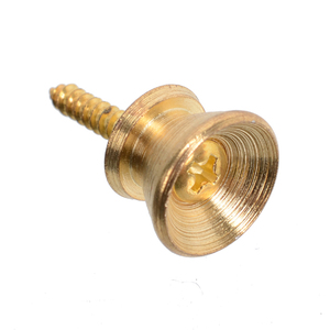 Ukulélé Acoustique Classique Électrique Basse Guitare Sangle Serrure StrapLock Verrouillage Chevilles Broches Métal Fin Boutons Or - Product Image 3