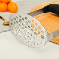 Écraseur à pommes de terre manuel en acier inoxydable 430 avec poignée confortable en PP, compatible lave-vaisselle, réutilisable, outil de cuisine portable